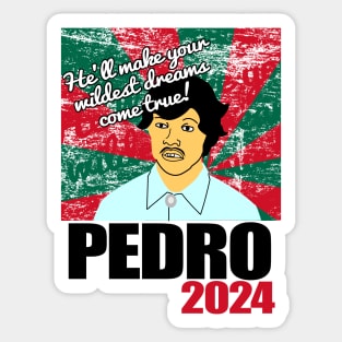 Vote For Pedro Sticker